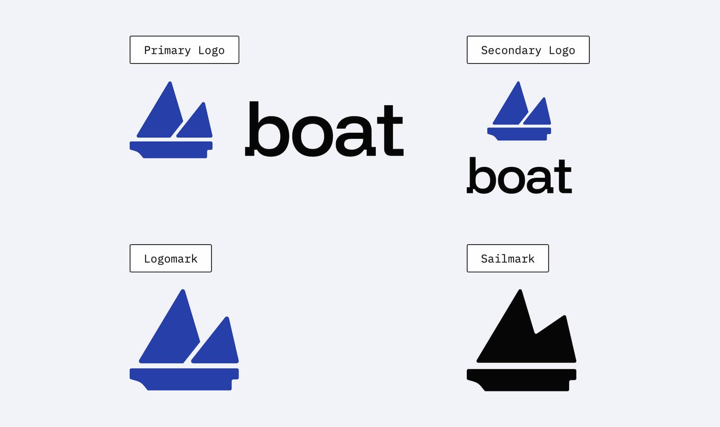 BOAT brand identity, Agent Infrastructure / Brand, image 2