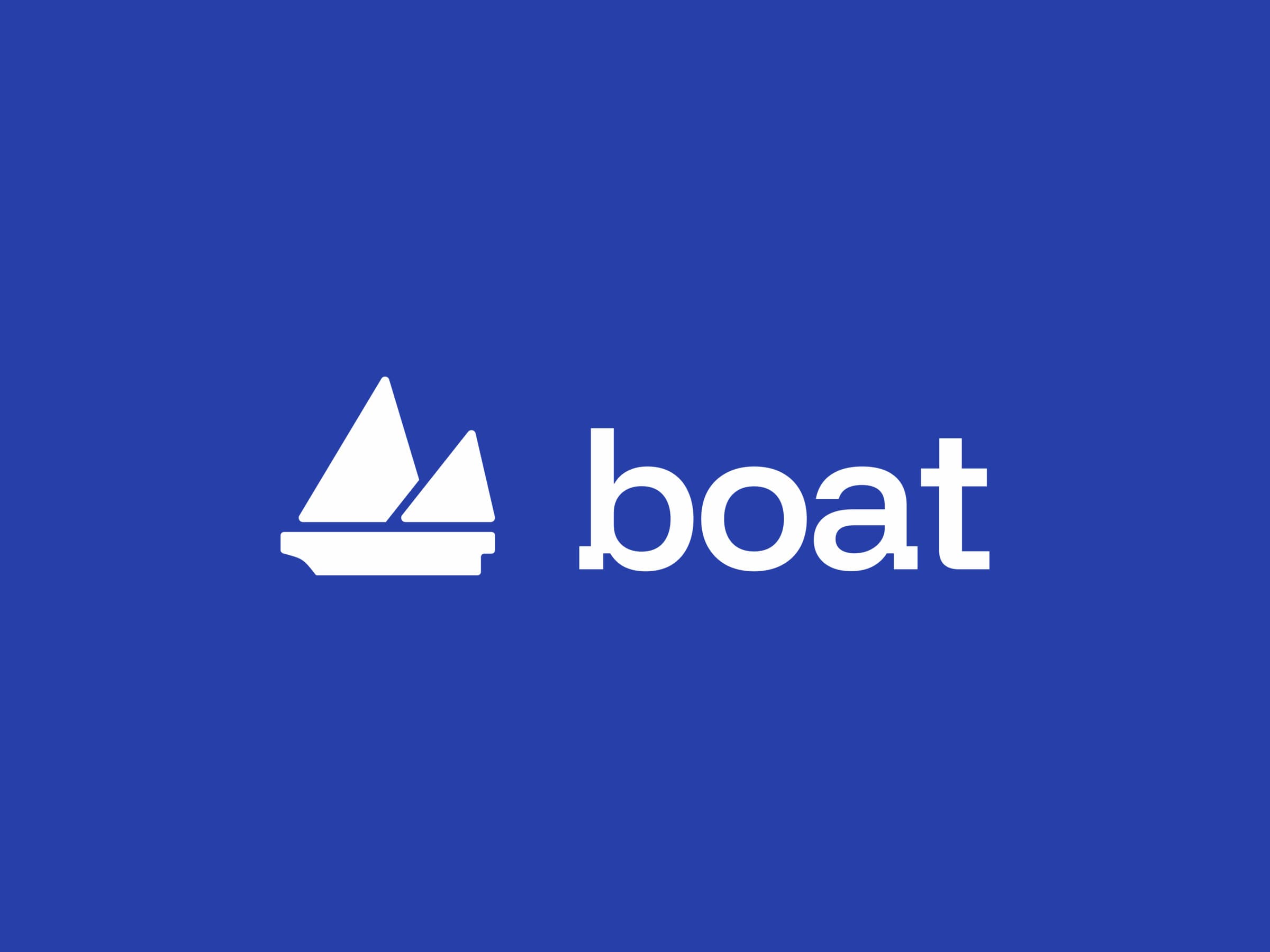 BOAT brand identity by Happy Pizza Studio, Agent Infrastructure / Brand