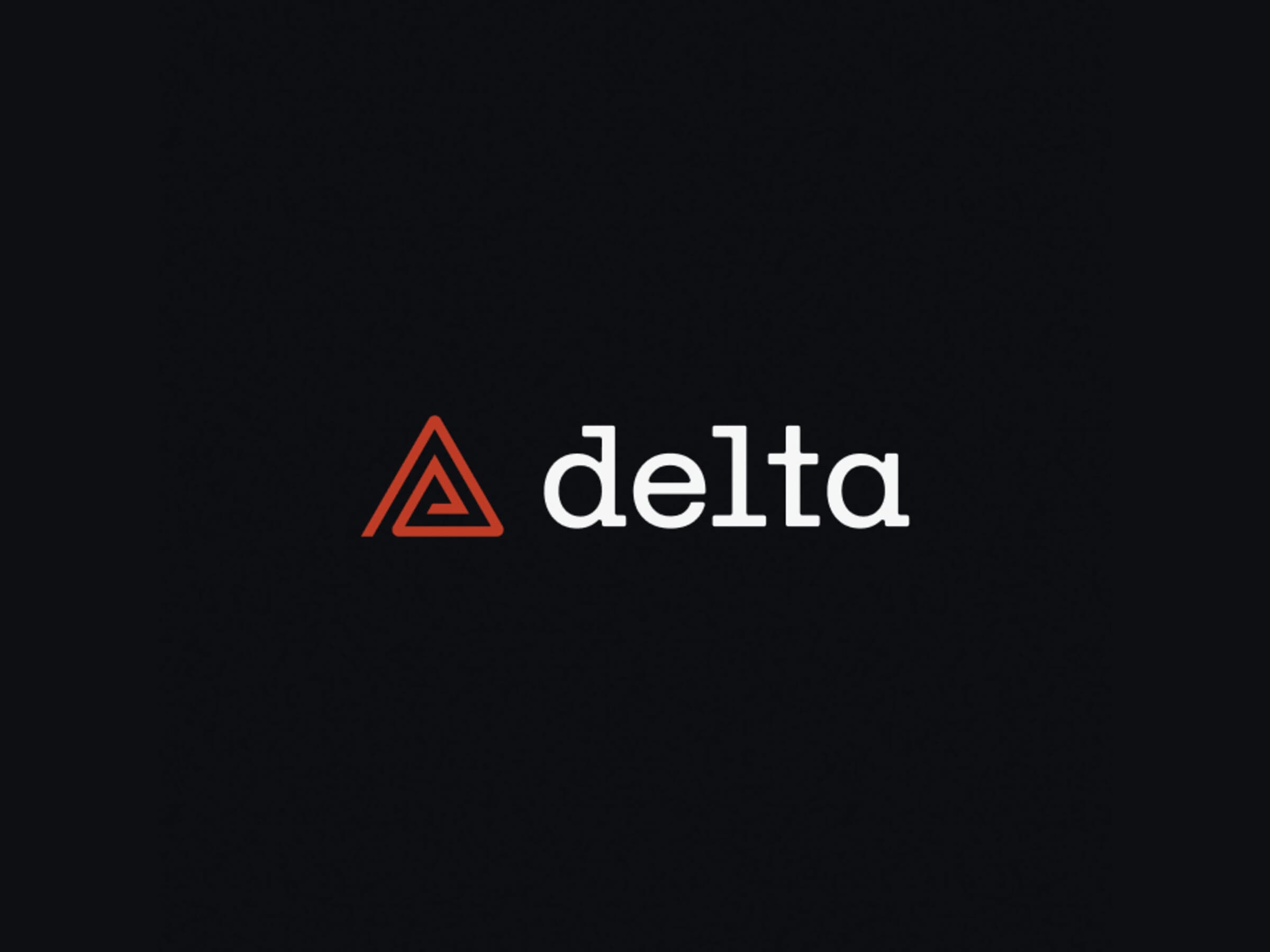 DELTA brand identity by Happy Pizza Studio